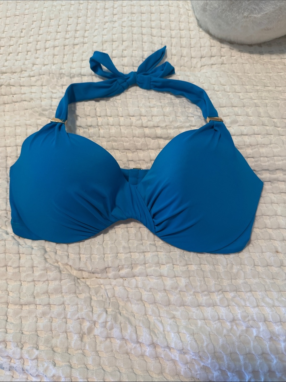 Victoria's Secret Teal Blue Halter Bikini Top